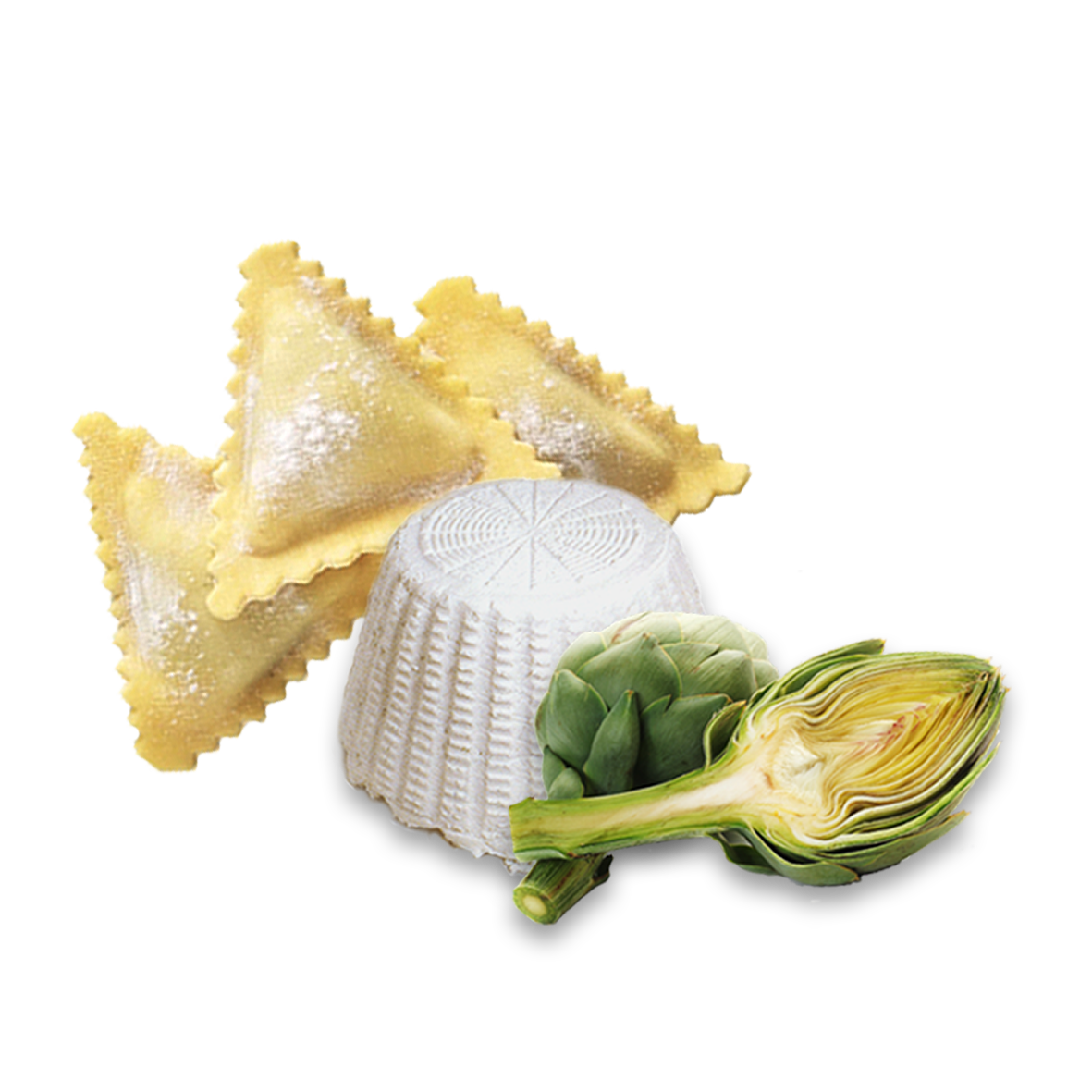 Triangle Ravioli Artichoke & Ricotta Cheese 5 KG